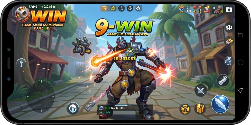 Screenshot gameplay <strong>9WIN</strong> yang menampilkan simulasi menarik dan penuh tantangan.
