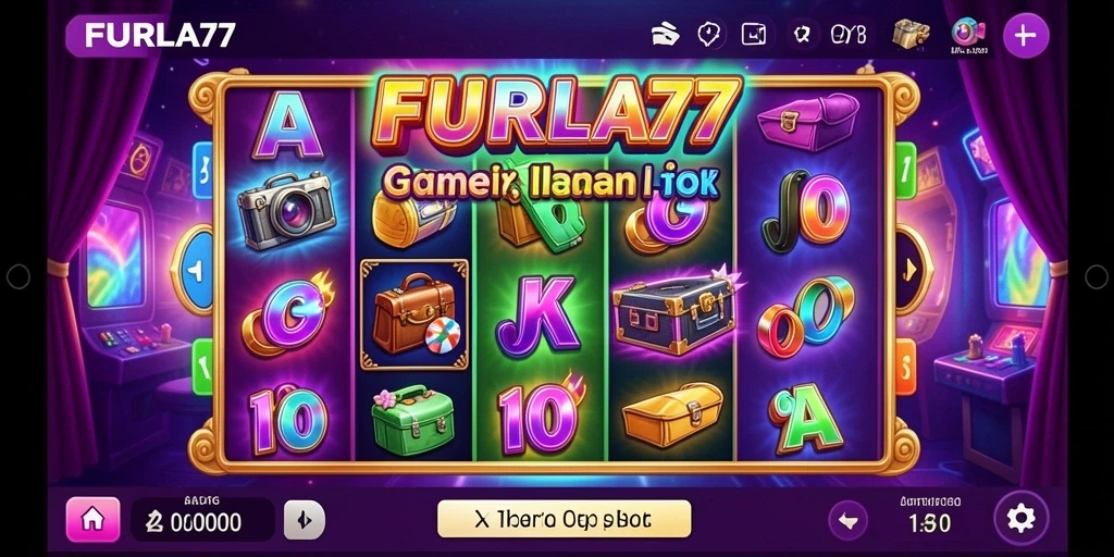 Tampilan gameplay Slot FURLA77 dengan grafis yang menawan.