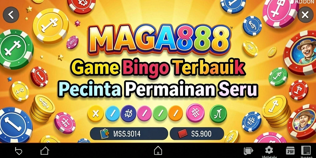 Screenshot gameplay MAGA888 yang menampilkan suasana bingo seru.