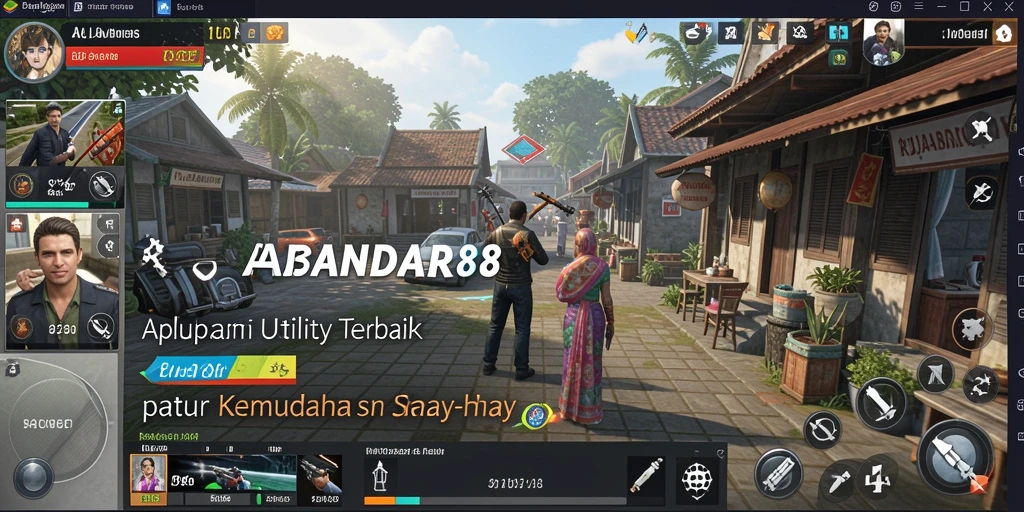 Tampilan menarik dari aplikasi RAJABANDAR88 dengan fitur Utility.