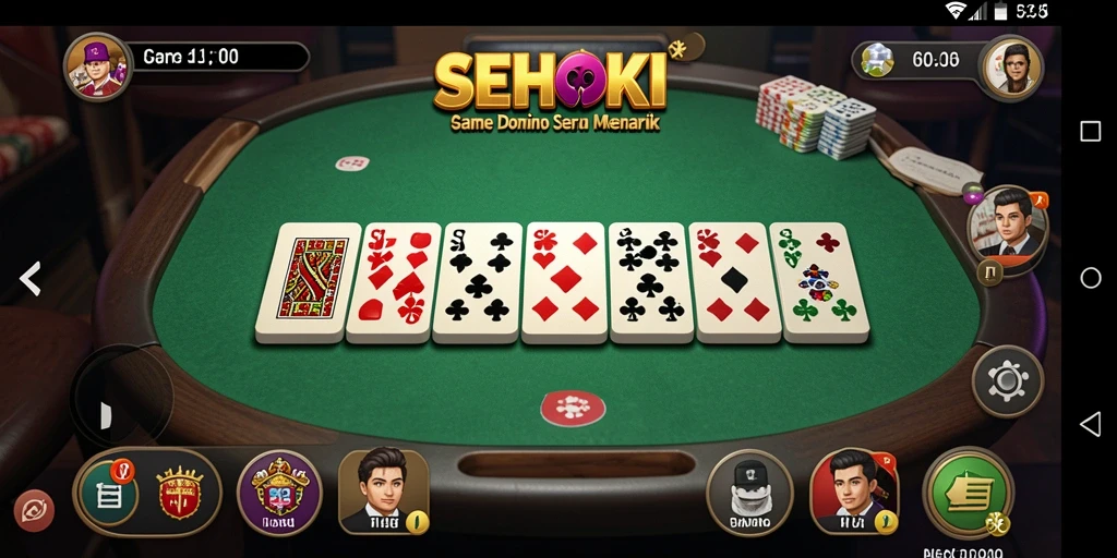 Gameplay menarik SEHOKI yang penuh tantangan domino.