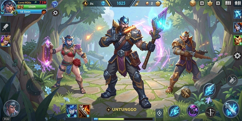 Gameplay seru dan menegangkan di UNTUNGGO.